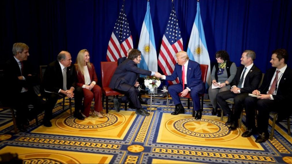 Javier Milei se reunió con Donald Trump.
