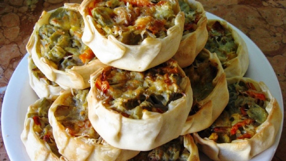 Sabrosa receta de canastitas de berenjena para aprovechar que est�n a buen precio.