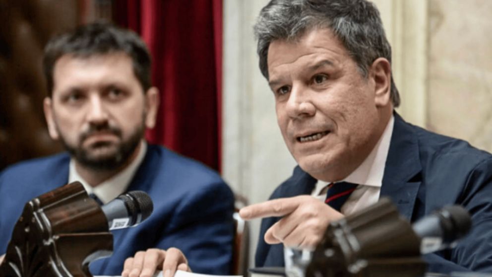 Los diputados Pablo Juliano y Facundo Manes