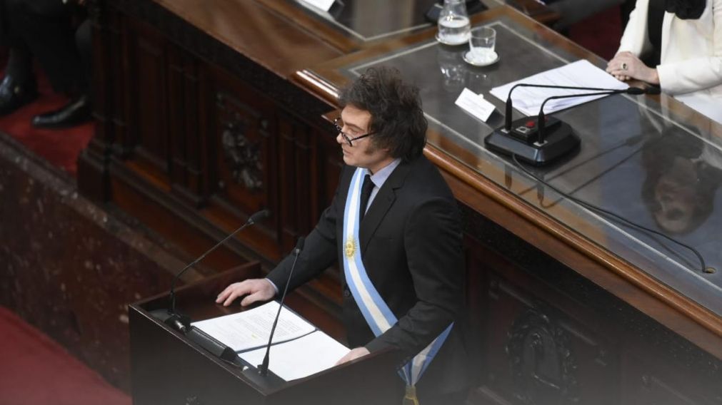 El discurso completo de Javier Milei al frente de la apertura de las sesiones ordinarias del Congreso (Hernán Nersesian/Crónica).