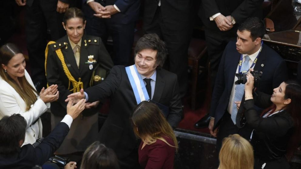 Las frases más fuertes de Javier Milei en la apertura de las sesiones ordinarias del Congreso (Hernán Nersesian/Crónica).