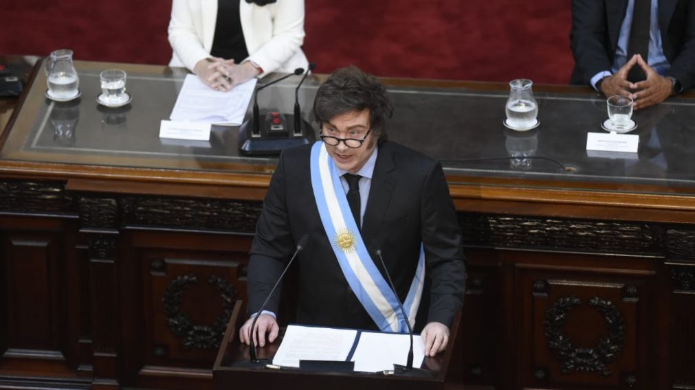 Javier Milei habló en el Congreso (Crónica/Hernán Nersesian).
