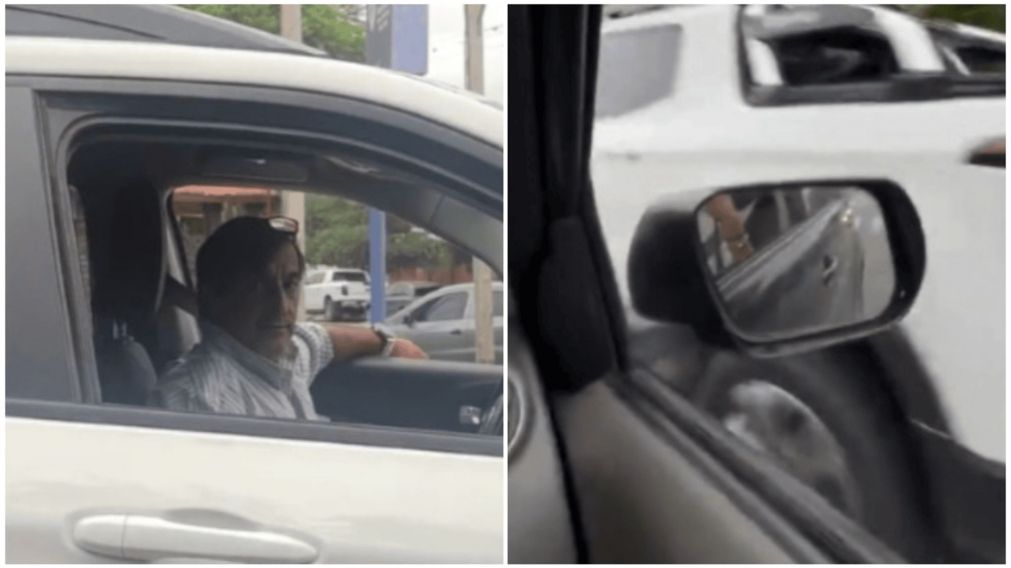El hombre fue escrachado en un video.
