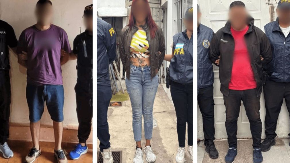 As� cay� tr�o que se hac�a pasar por policias para delinquir