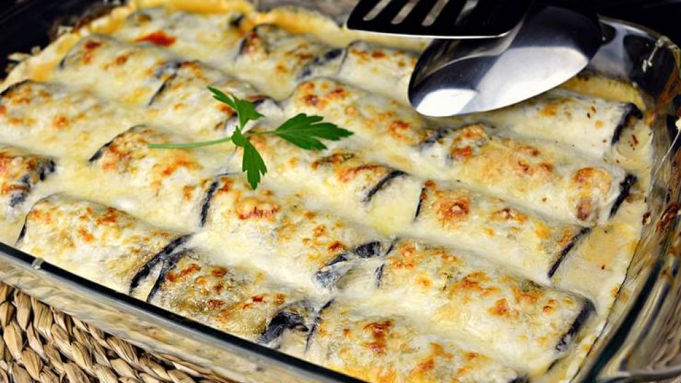Deliciosa receta de canelones de berenjena: barata, sencilla y rápida de preparar