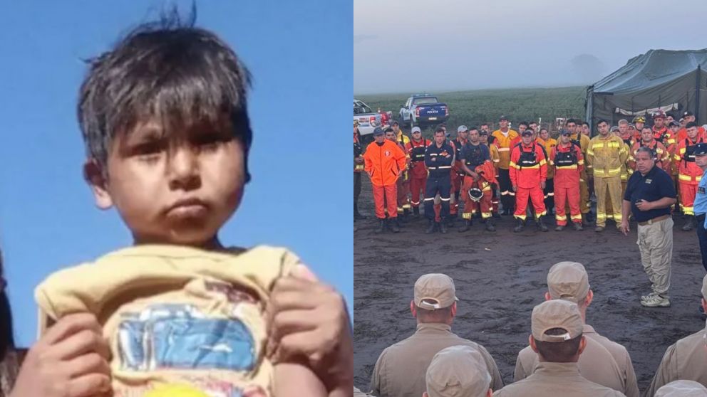 Contin�a firme el operativo de b�squeda de Lian.