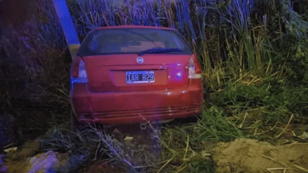 El auto robado con el que arrastraron a la nena de 7 a�os.