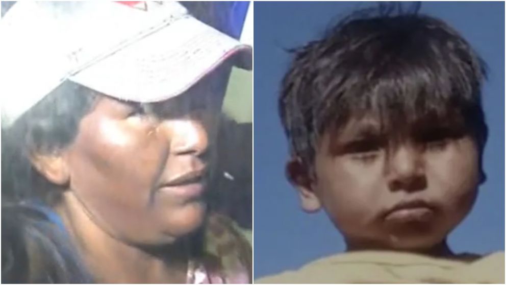 La madre de Lian habló con la prensa este martes.