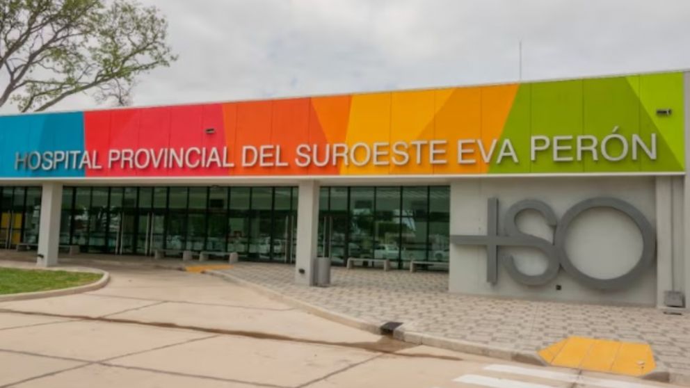 Los médicos del Hospital Provincial del Suroeste Eva Perón no pudieron salvar al chico (Gentileza La Voz).