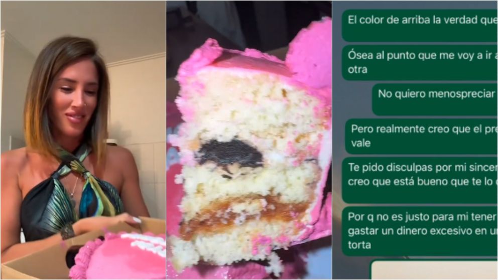 Encargó una torta por su cumpleaños, gastó $80.000 y casi se pone a llorar al ver lo que le llegó: "No es justo"
