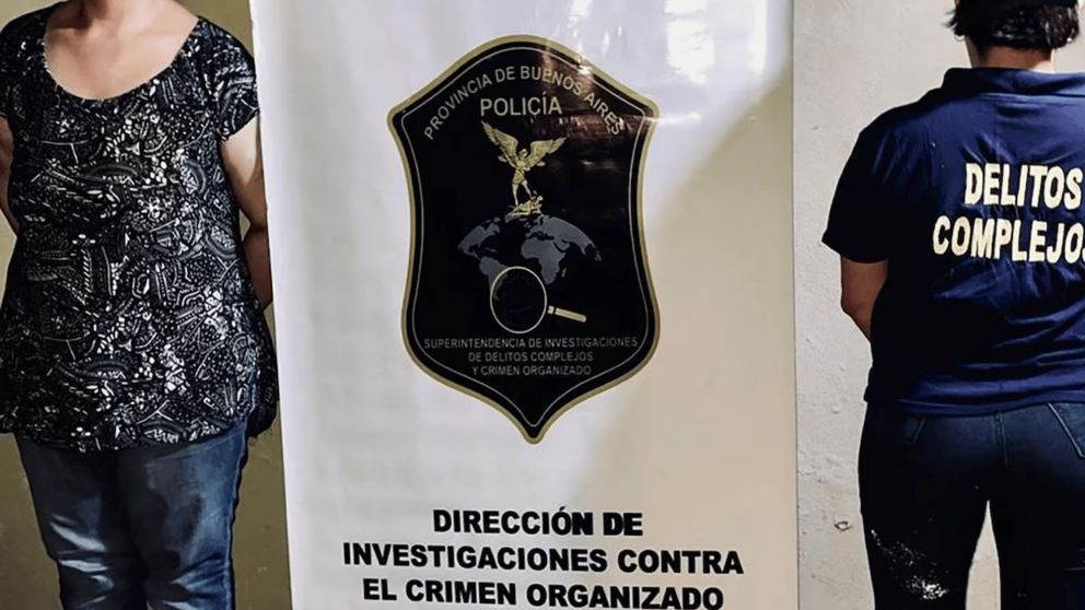La enfermera detenida tras los allanamientos.