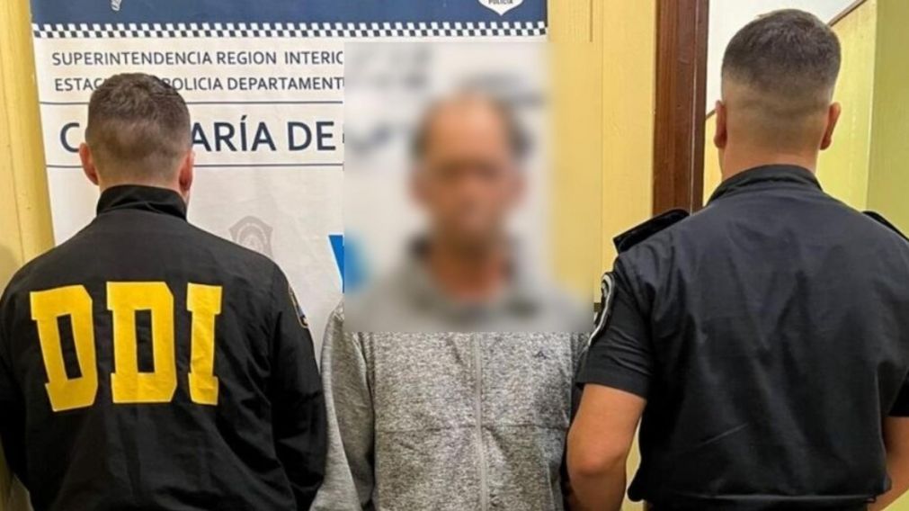 Este es el individuo, de 38 años, que resultó aprehendido a raíz del crimen.