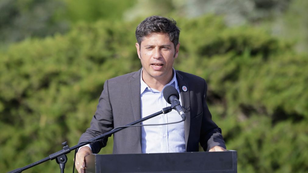 Axel Kicillof en Sierra de la Ventana.