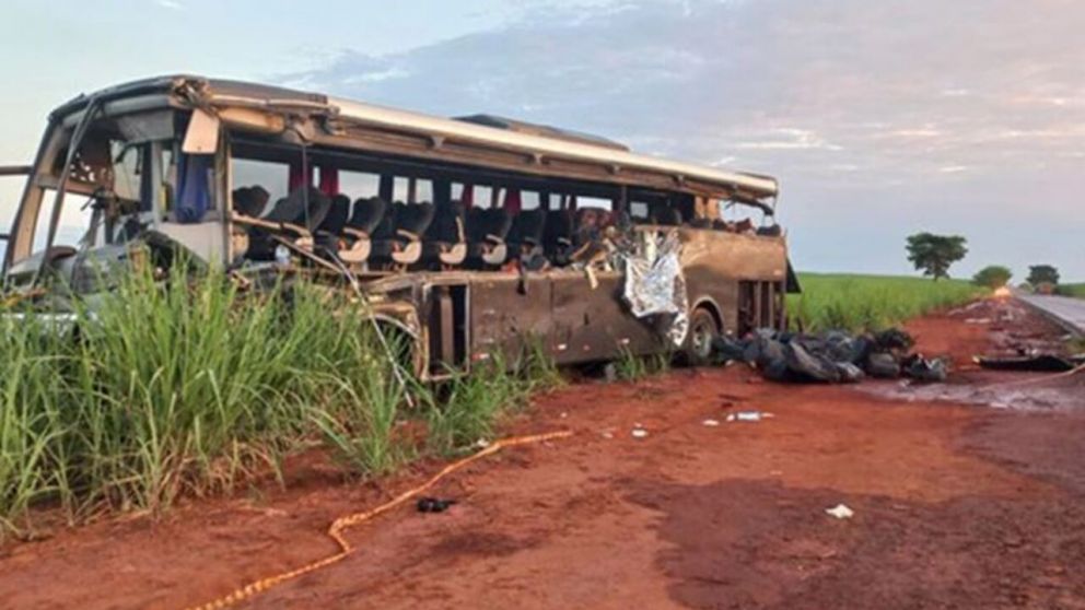 El accidente ocurrió a pocos kilómetros de la ciudad de Nuporanga (X).