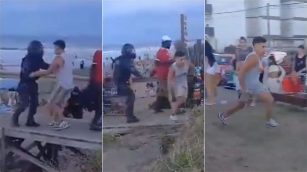 La secuencia que recorrió las redes sociales.