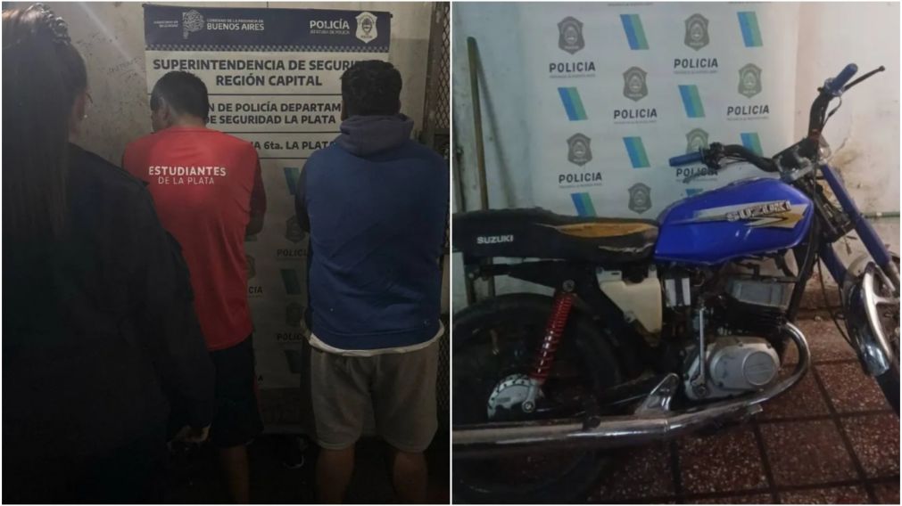 Los acusados fueron arrestados en el lugar de la agresión (Foto 0221).