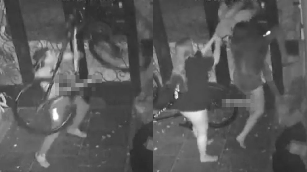 La secuencia del intento de robo.