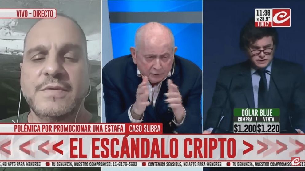 Leonardo Cositorto habló del escándalo cripto con Chiche Gelblung.