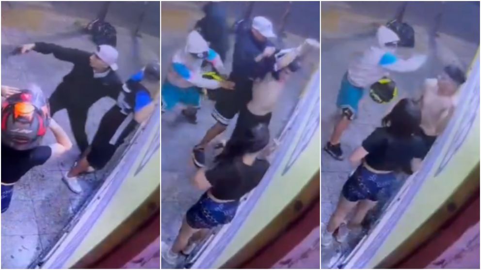 Los jóvenes no ofrecieron resistencia al asalto.