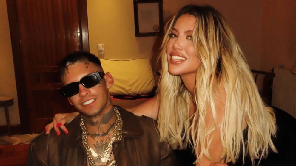 L-Gante y Wanda Nara compartieron un momento íntimo en las redes sociales y estalló la polémica (Instagram/@wanda_nara).