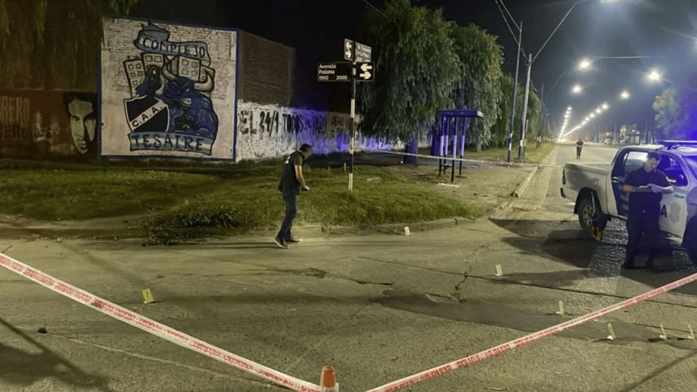 La esquina de Mar del Plata en donde asesinaron al joven Matías Paredes.