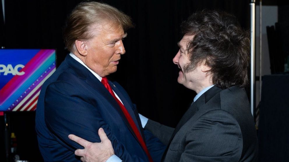 Donald Trump y Javier Milei mantienen una buena relación.