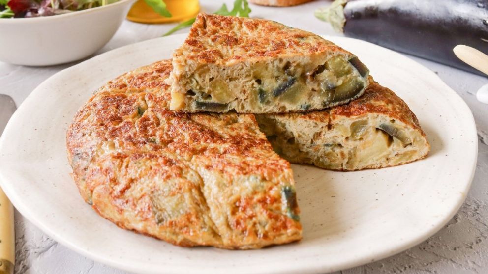 Tortilla de berenjena: Receta fácil y deliciosa para aprovechar que está barata (Imagen ilustrativa)