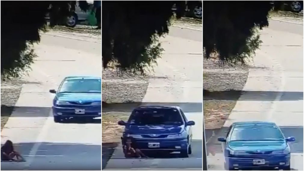 El terrible momento quedó registrado en un video.