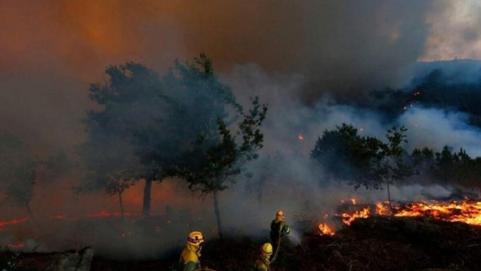 Se complicó la situación por los incendios en El Bolsón (X).