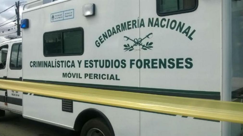 Miembros de la Gendarmería Nacional Argentina fueron convocados para concretar peritajes.
