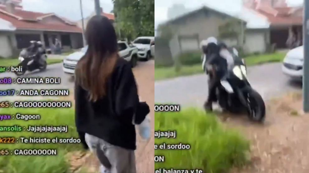 La secuencia del robo en vivo.