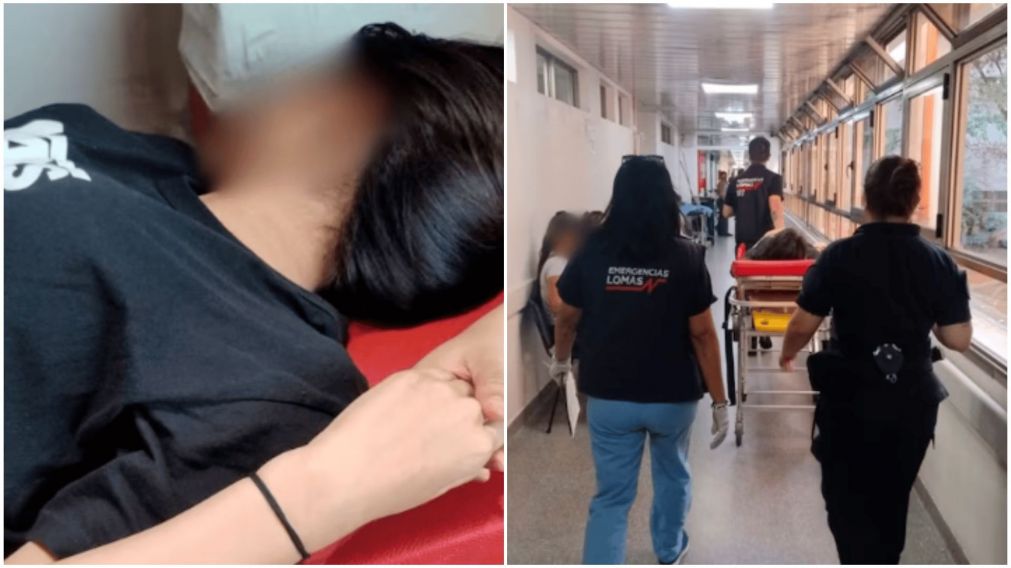 La menor fue asistida en el Hospital Gandulfo de Lomas de Zamora, donde se recupera.