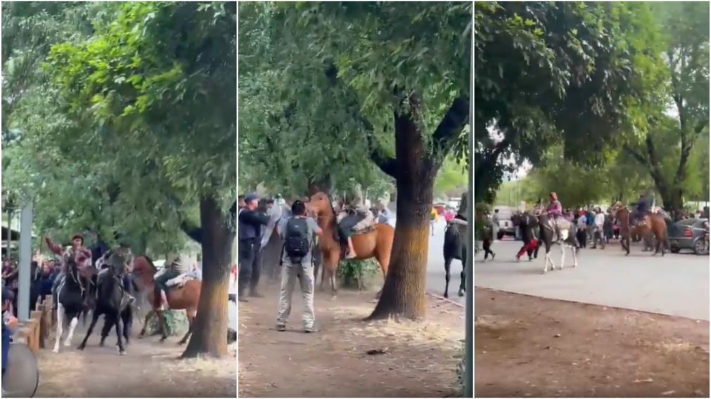 Serios incidentes en frente de la comisaría 12 de El Bolsón.