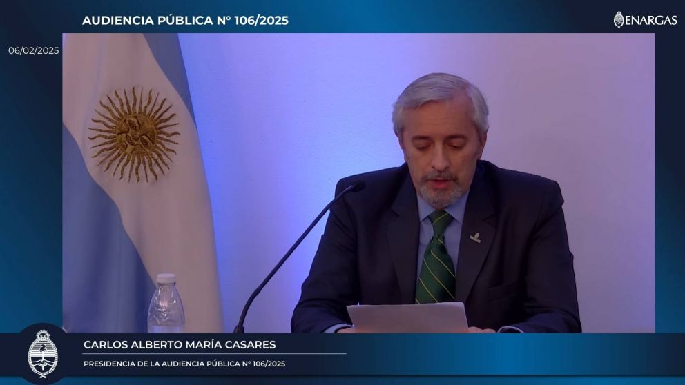 Se realiza la audiencia pública para definir las tarifas de transporte y distribución de gas.