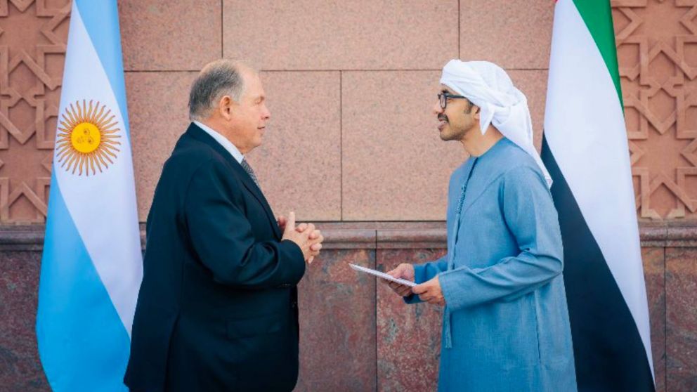 Argentina y Emiratos Árabes Unidos avanzaron en el fortalecimiento de su cooperación económica y comercial