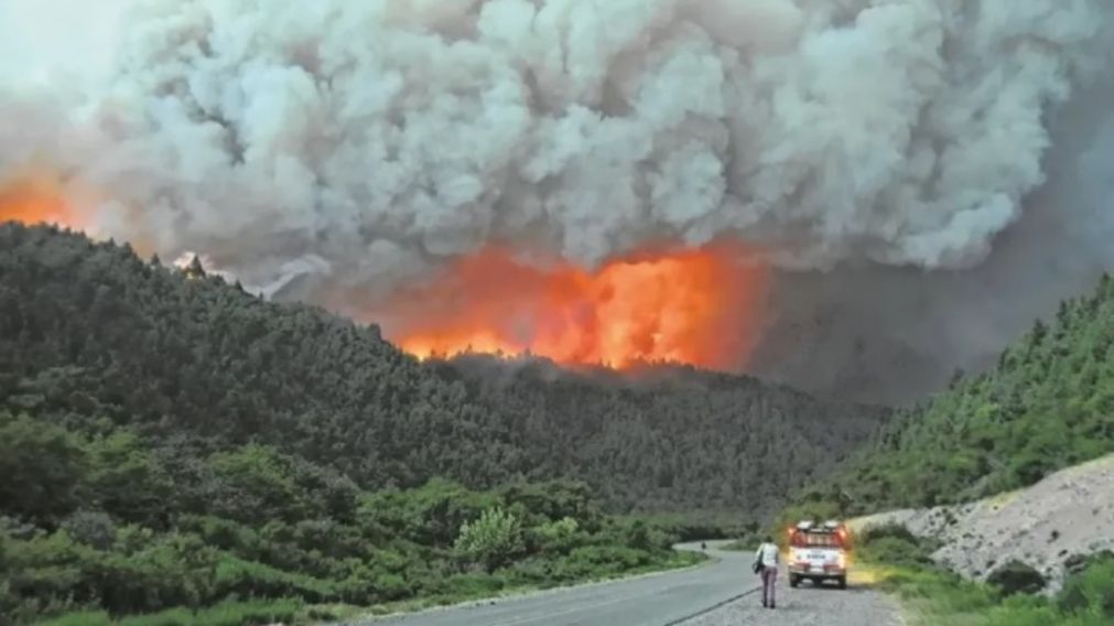 Vecinos denuncian que el fuego fue intencional en Río Negro y apuntan contra los responsables (NA).