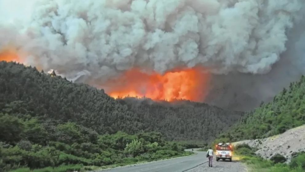 El paraje Mallín Ahogado fue uno de los puntos de la Patagonia más afectados por los incendios forestales (NA).