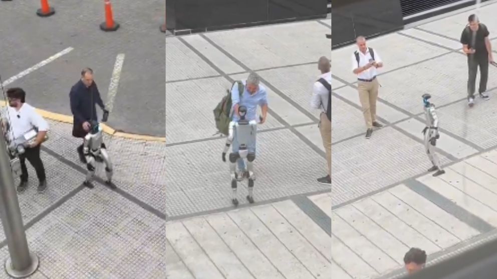 El robor humanoide que interact�a con la gente.