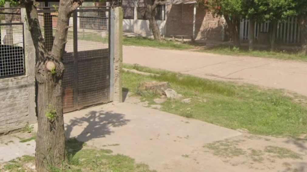 Ac�, en este vecindario, se produjo el femicidio.