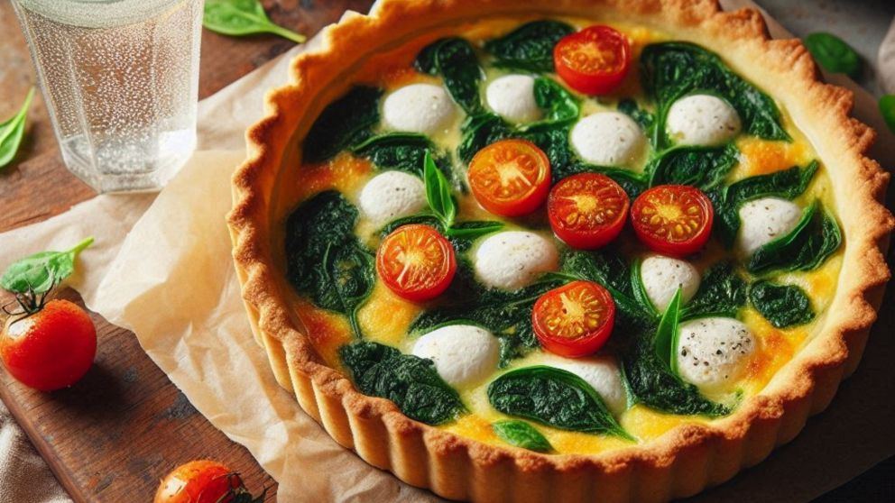 Cómo hacer una tarta de ricota y espinaca