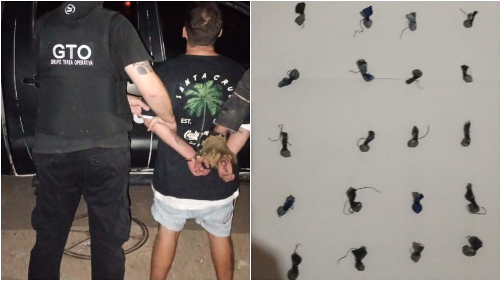 El acusado fue detenido durante un allanamiento.