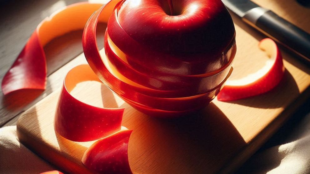 La cáscara de manzana trae grandes beneficios para la salud