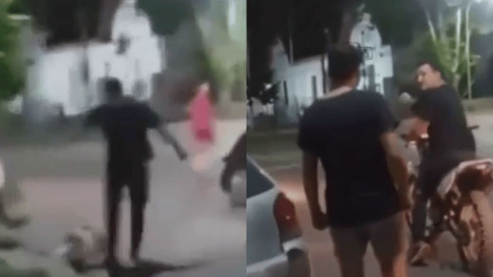 "Prefiero pegarle una pi�a y que no se mate", dijo el hombre que pate� a su hija en el suelo tras ser increpado por los vecinos (Captura video).