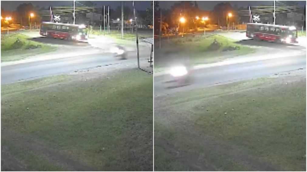 Motociclista intentó escapar de delincuentes y murió al chocar contra un poste.