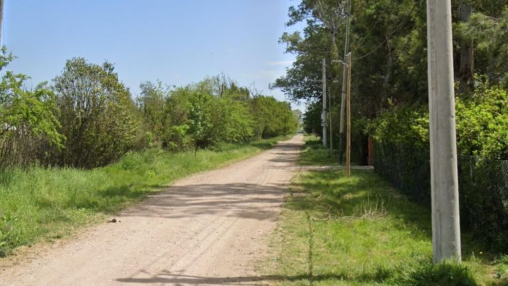 Acá, en esta zona, fueron encontrados los cadáveres.
