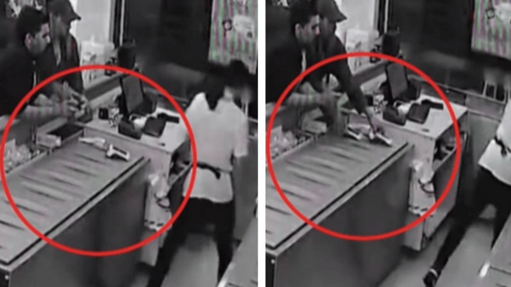 El accionar de la "Banda del Posnet" qued� registrado en las c�maras de seguridad.