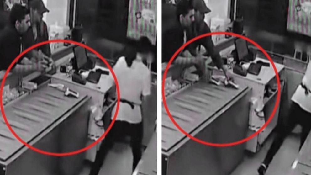 El accionar de la "Banda del Posnet" quedó registrado en las cámaras de seguridad.