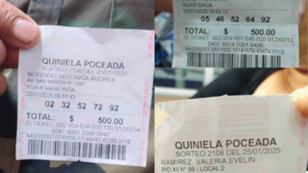 Tres mujeres de Chaco transformaron sus vidas gracias a un golpe de suerte en la Quiniela Poceada (Imagen: Lotería Chaqueña).