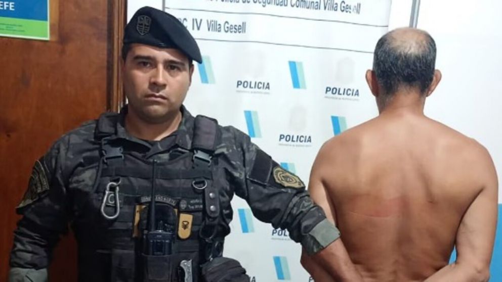 El presunto violador fue detenido en la localidad de Villa Gesell.