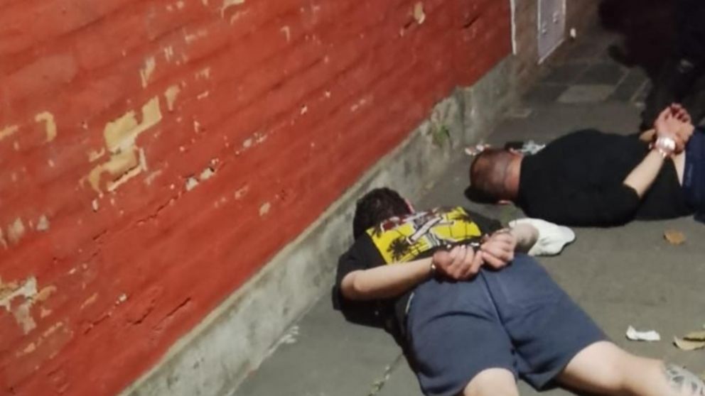 Estos son los sujetos que fueron aprehendidos por los investigadores policiales.